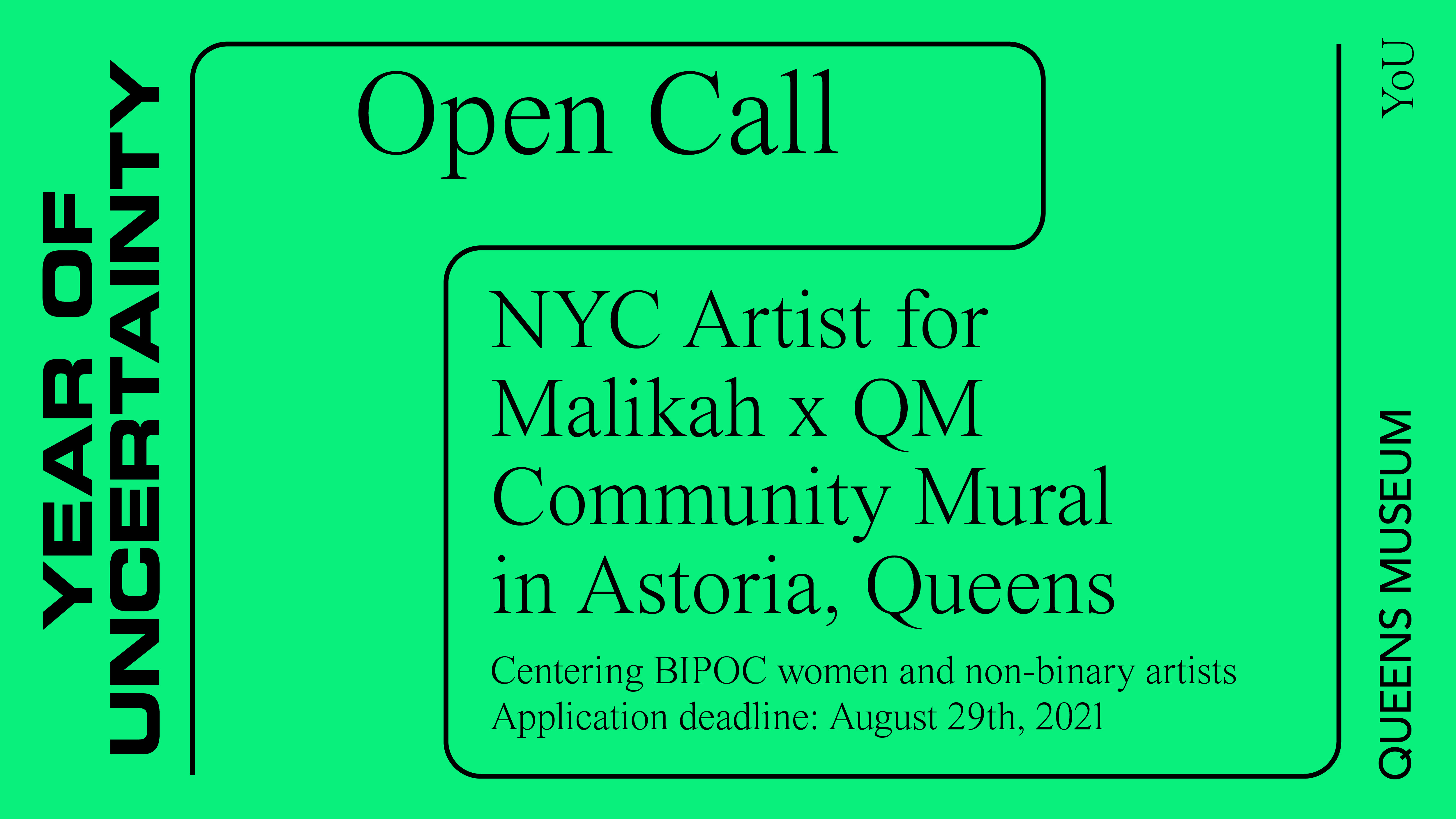 Open Call for Mural Artists Queens Museum